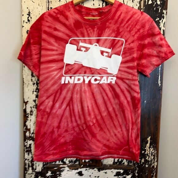EUC Tie-dyed indie car T-shirt. Size Medium. Unisex. - Picture 1 of 6